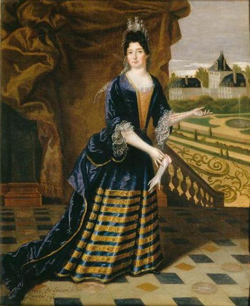 Simon Dequoy Portrait of Anne de Souvre Sweden oil painting art